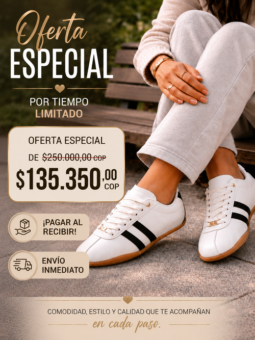TENIS PARA DAMAS | CÓMODO Y ELEGANTE | 🚚 ¡PAGA AL RECIBIR!