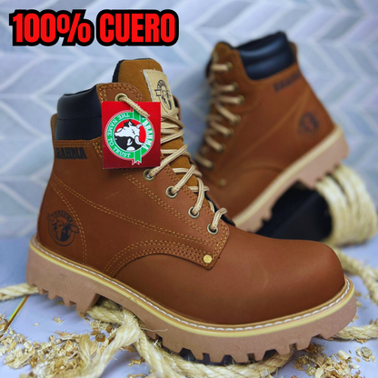 BOTA BRAHMA CLASICA CUERO + CAJA | CUERO GENUINO DE ALTA CALIDAD