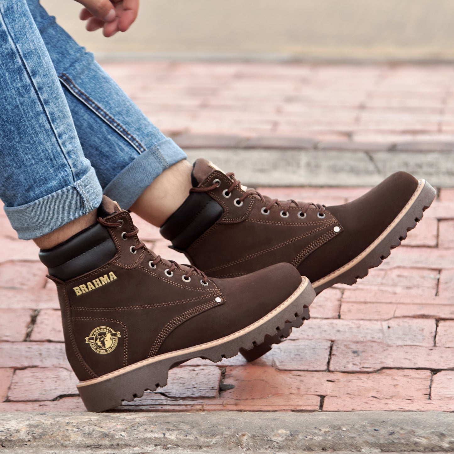 BOTA BRAHMA CLASICA CUERO + CAJA | CUERO GENUINO DE ALTA CALIDAD