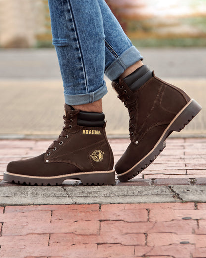BOTA BRAHMA CLASICA CUERO + CAJA | CUERO GENUINO DE ALTA CALIDAD