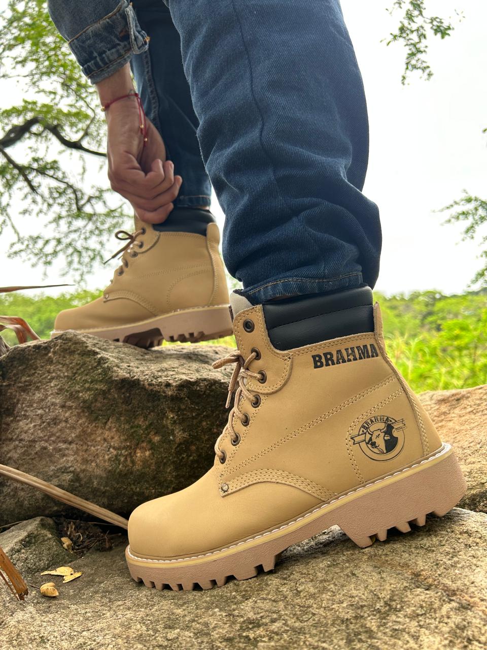 BOTA BRAHMA CLASICA CUERO + CAJA | CUERO GENUINO DE ALTA CALIDAD