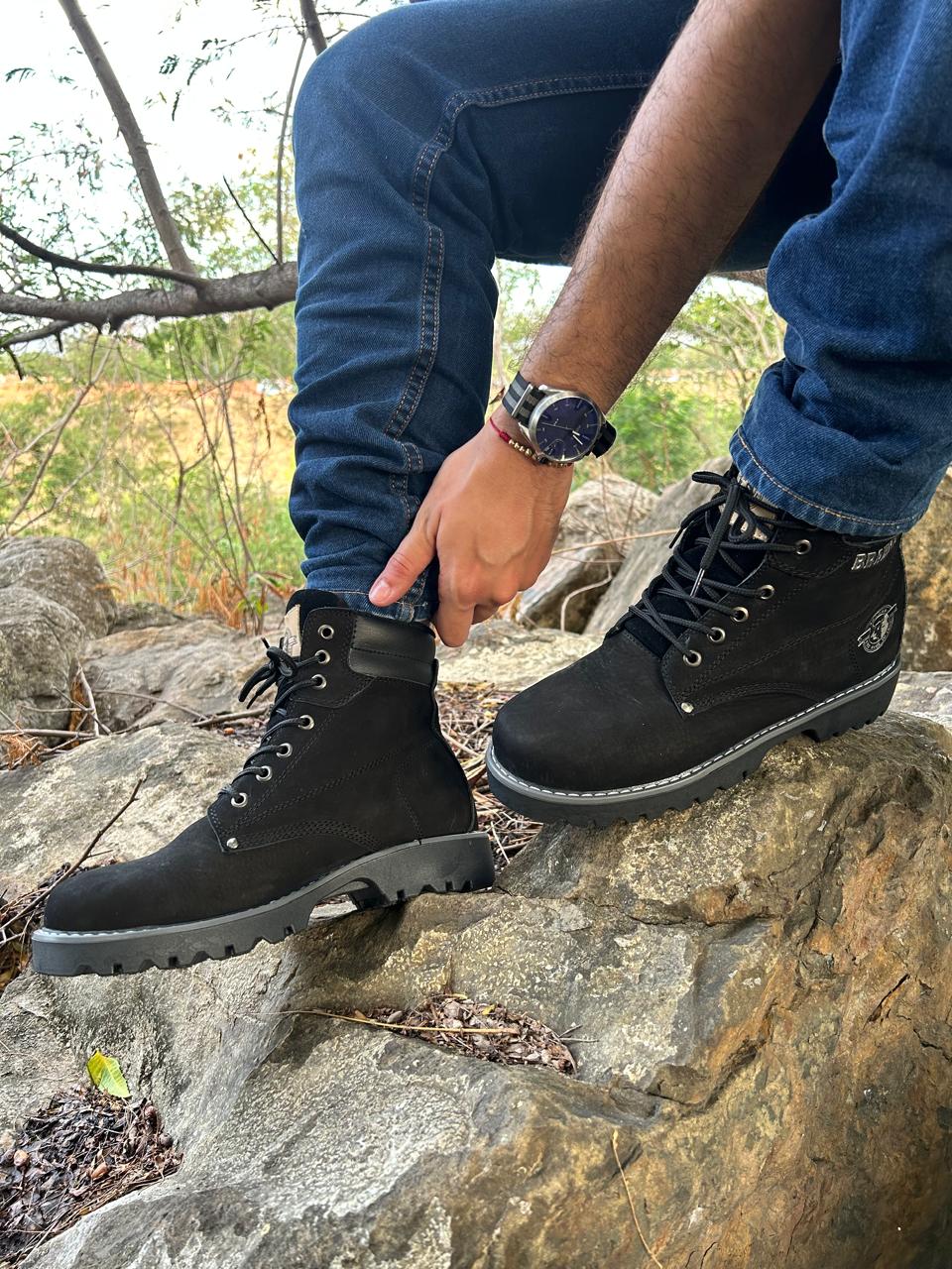 BOTA BRAHMA CLASICA CUERO + CAJA | CUERO GENUINO DE ALTA CALIDAD