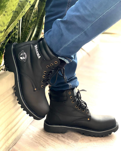 BOTA BRAHMA CLASICA CUERO + CAJA | CUERO GENUINO DE ALTA CALIDAD