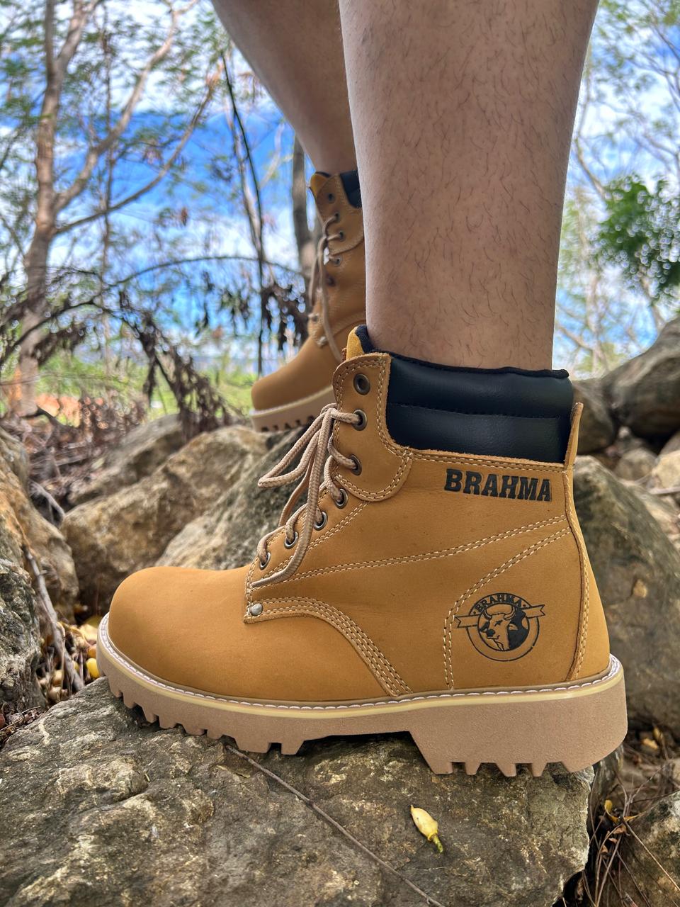 BOTA BRAHMA CLASICA CUERO + CAJA | CUERO GENUINO DE ALTA CALIDAD