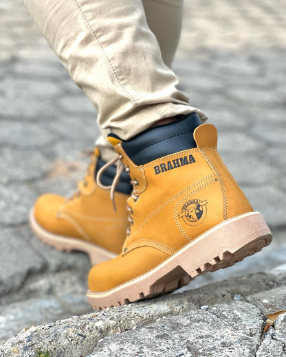 BOTA BRAHMA CLASICA CUERO + CAJA | CUERO GENUINO DE ALTA CALIDAD