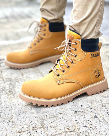 BOTA BRAHMA CLASICA CUERO + CAJA | CUERO GENUINO DE ALTA CALIDAD