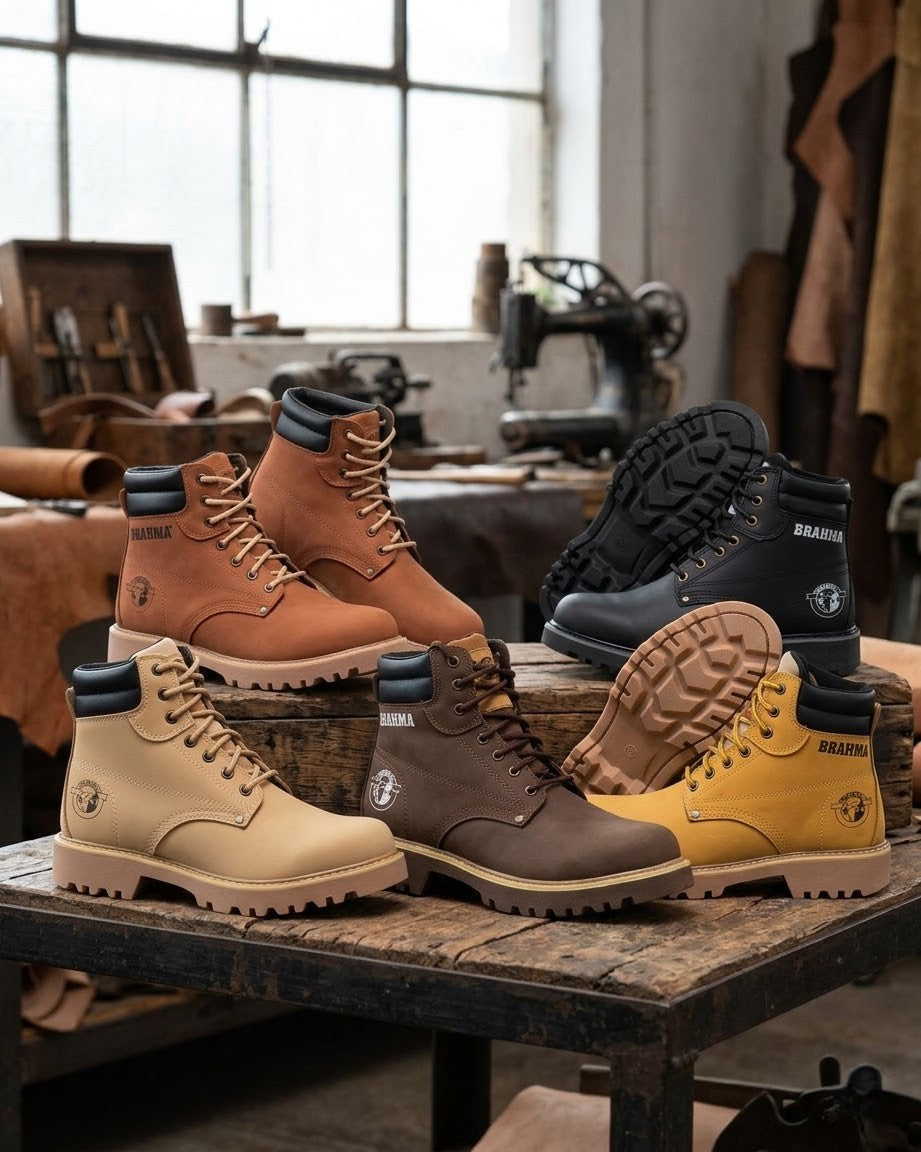 BOTA BRAHMA CLASICA CUERO + CAJA | CUERO GENUINO DE ALTA CALIDAD