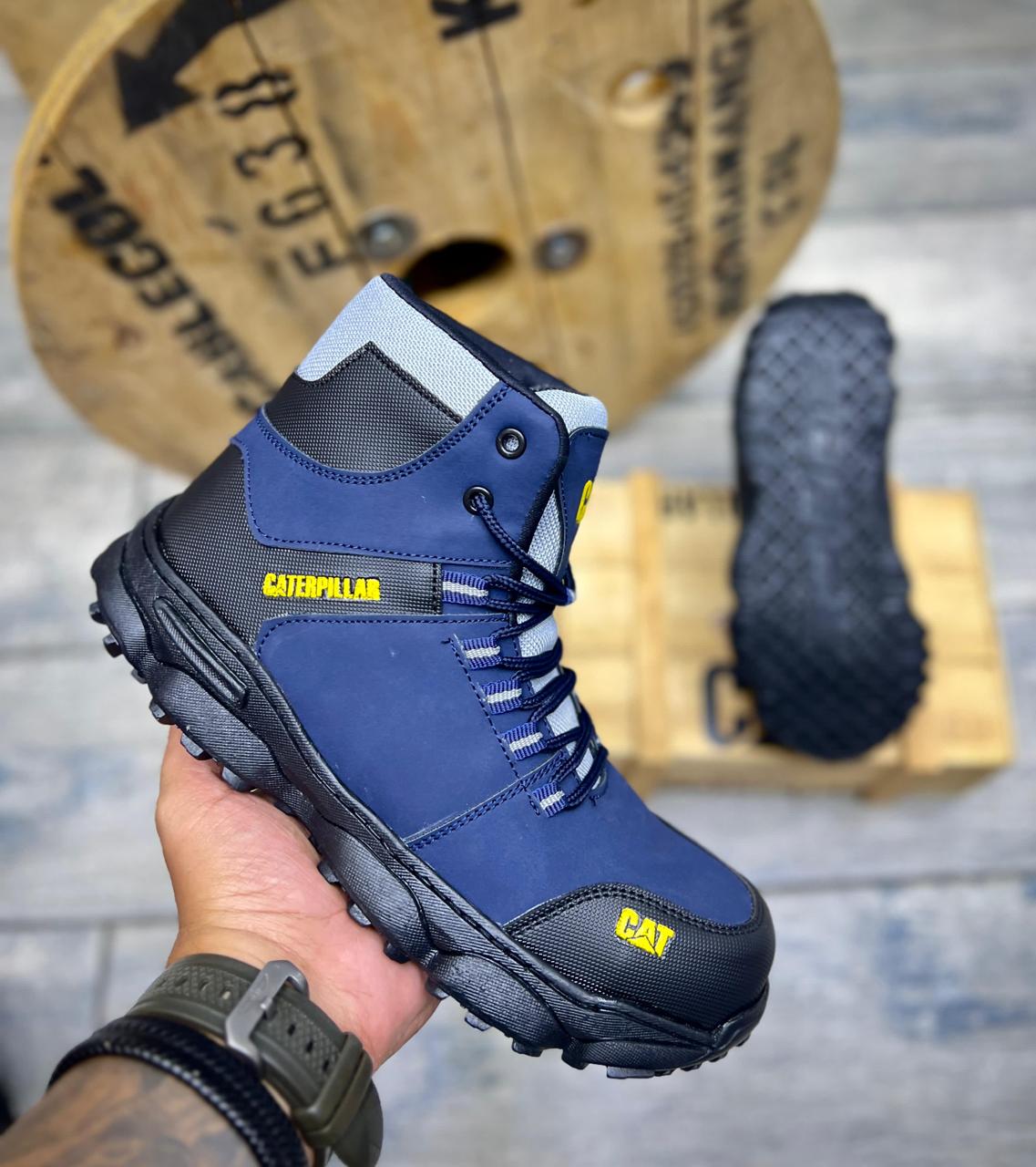 BOTA CAT FORCE 2.0 - SEGURIDAD PARA TRABAJO PESADO, RESISTENTE A IMPACTOS - ALTA CALIDAD