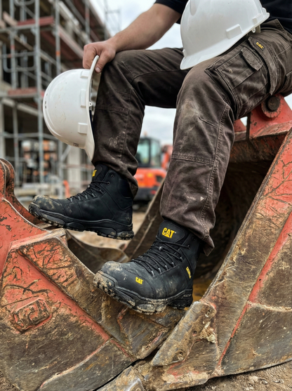 BOTA CAT FORCE 2.0 - SEGURIDAD PARA TRABAJO PESADO, RESISTENTE A IMPACTOS - ALTA CALIDAD