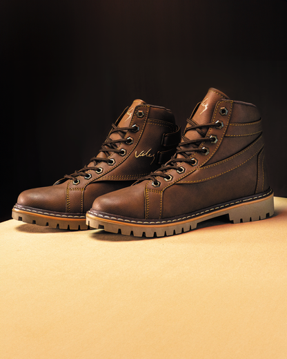 BOTA VELEZ DOBLE CORREA + MORRAL A JUEGO | INCLUYE CAJA