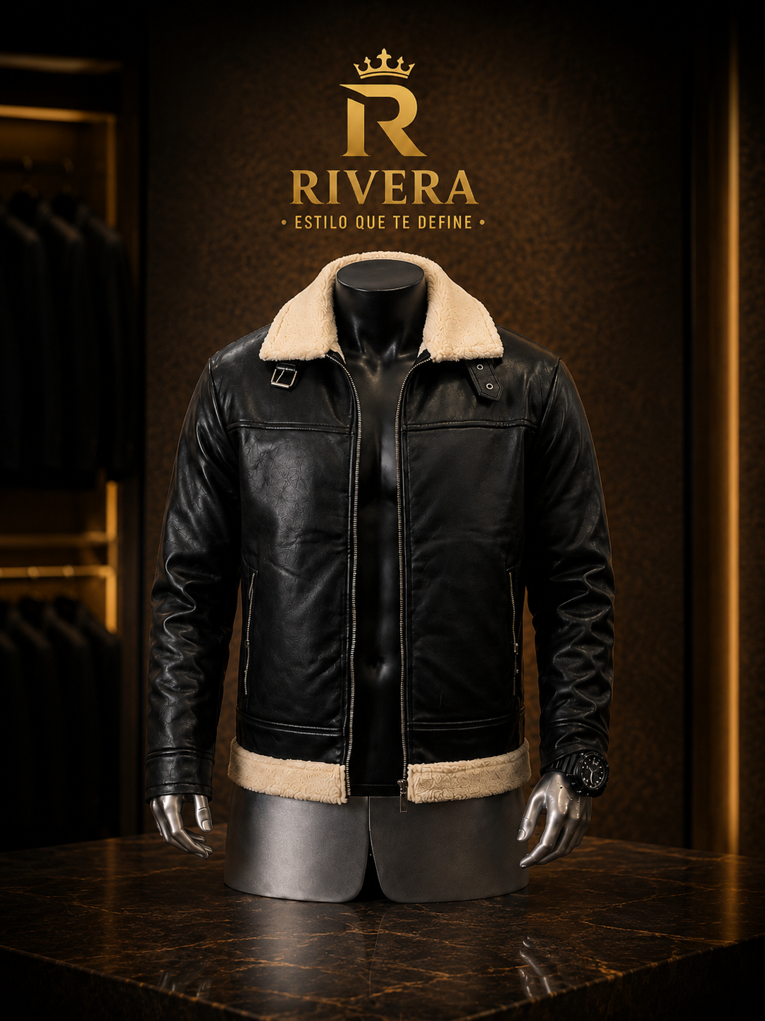CHAQUETA OVEJ. CUERO PREMIUM | HOMBRE - ESTILO Y ELEGANCIA
