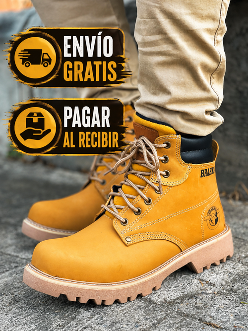 BOTA BRAHMA CLASICA CUERO + CAJA | CUERO GENUINO DE ALTA CALIDAD