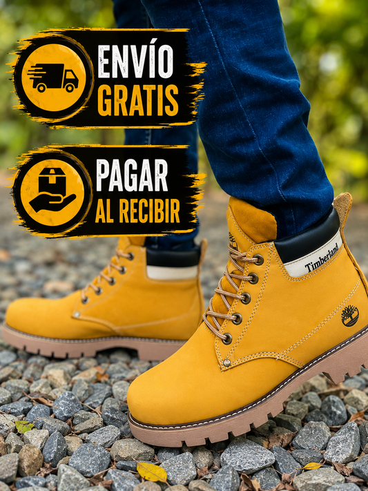 BOTA TIMBERLAND CLASICA | 100% CUERO PREMIUM | BOTA PARA CUALQUIER TERRENO