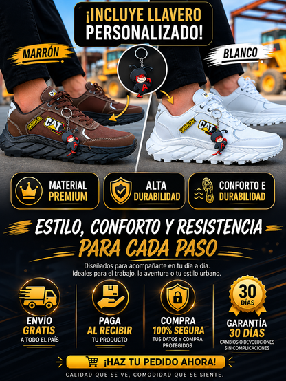 TENIS CATERPILLAR PREMIUM + LLAVERO GRATIS | ESTILO, RESISTENCIA Y CONFORT