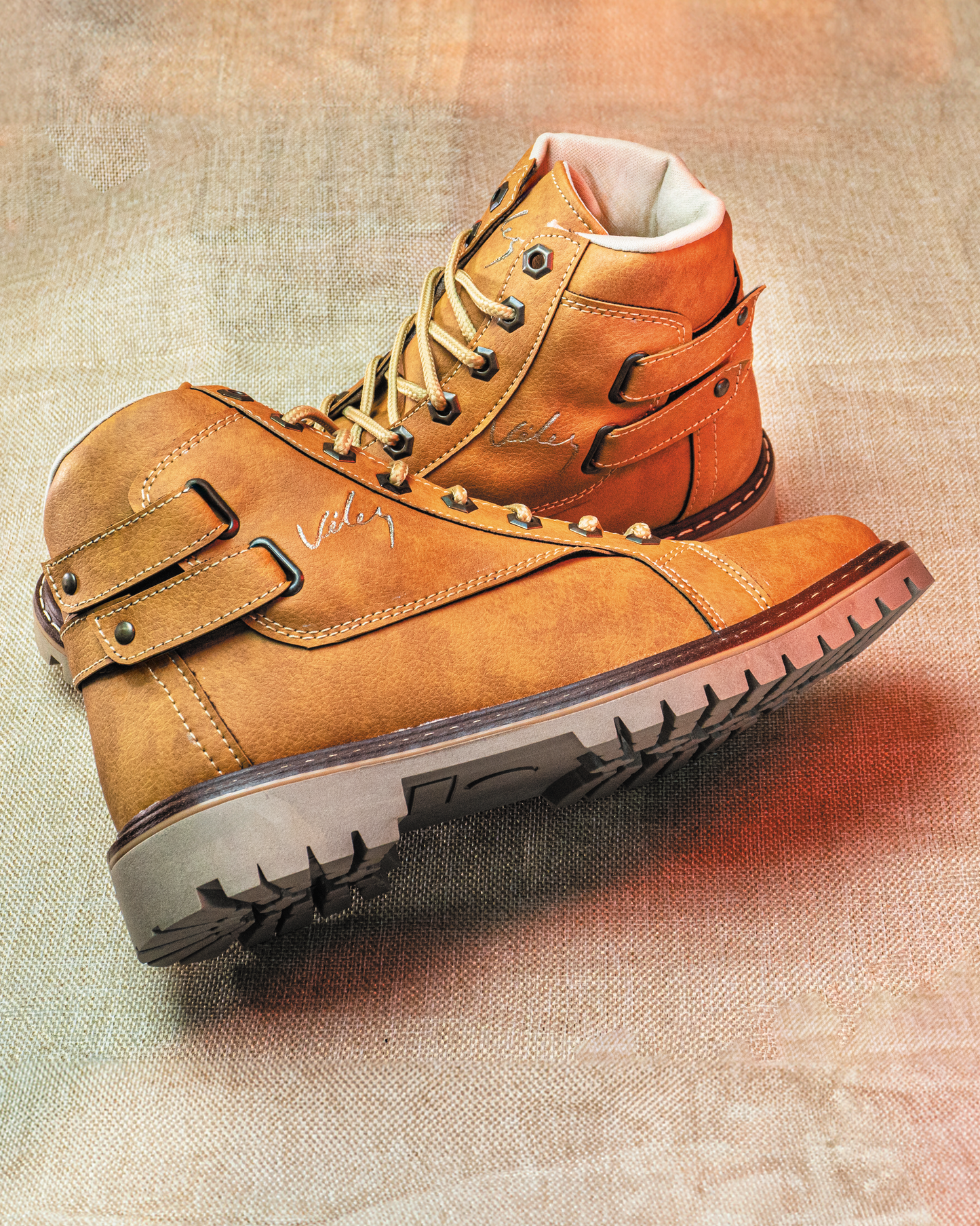 BOTA VELEZ DOBLE CORREA + MORRAL A JUEGO | INCLUYE CAJA