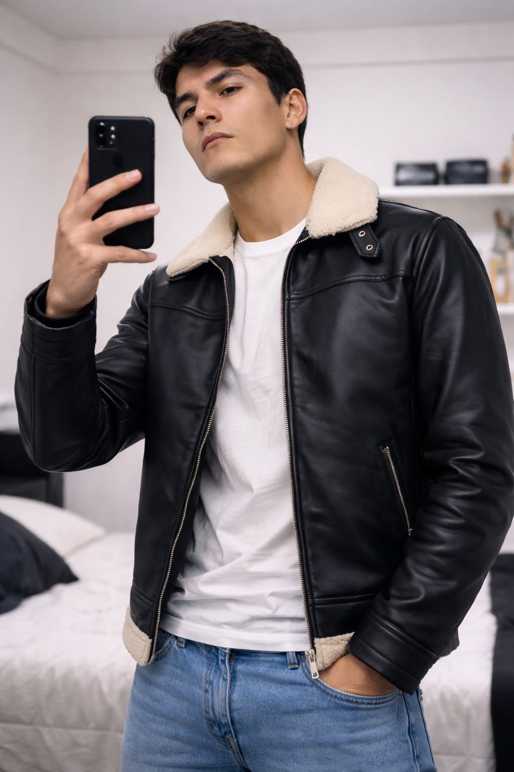 CHAQUETA OVEJ. CUERO PREMIUM | HOMBRE - ESTILO Y ELEGANCIA