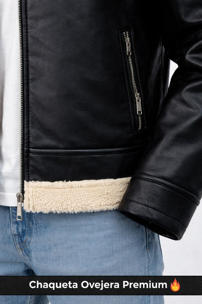 CHAQUETA OVEJ. CUERO PREMIUM | HOMBRE - ESTILO Y ELEGANCIA