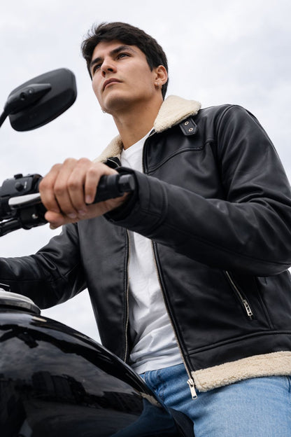 CHAQUETA OVEJ. CUERO PREMIUM | HOMBRE - ESTILO Y ELEGANCIA